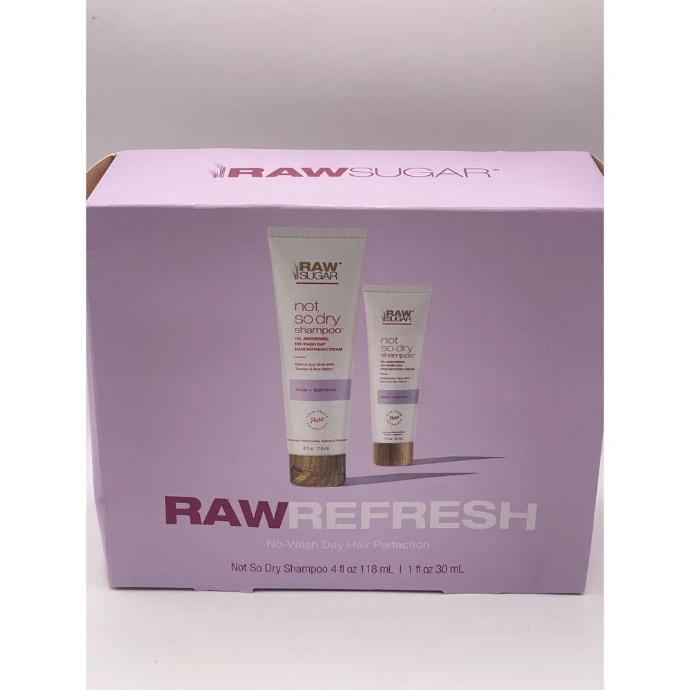 Raw Sugar Raw Refresh 2 Piece Not So Dry Shampoo Hair Care Gift Set‎